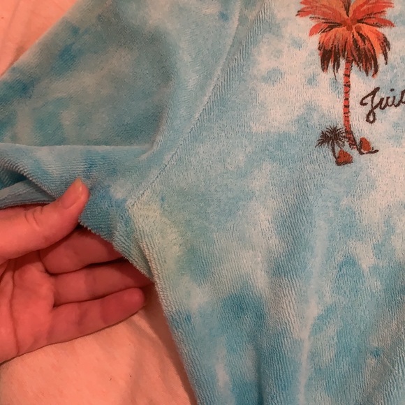 Juicy couture paradise towel material hoody - Picture 2 of 6